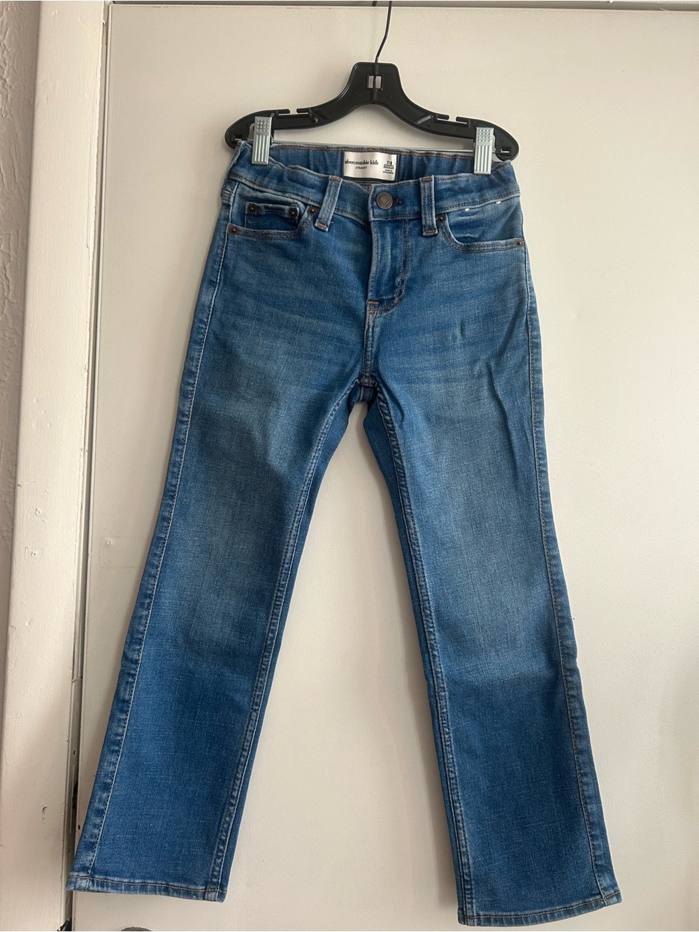 abercrombie kids Blue Straight-Leg Jeans
